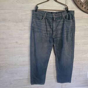 Levi 550 Relaxed Straight Jeans Mens SZ 46 X 32 Dark Wash